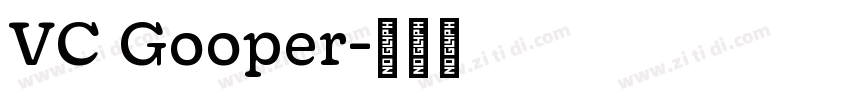VC Gooper字体转换